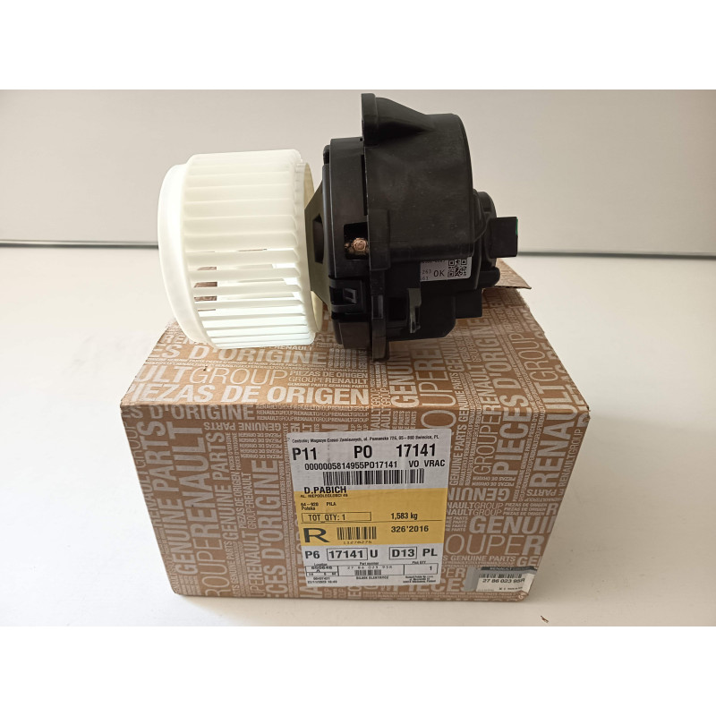 SILNIK DMUCHAWY NAWIEWU DACIA 278602395R